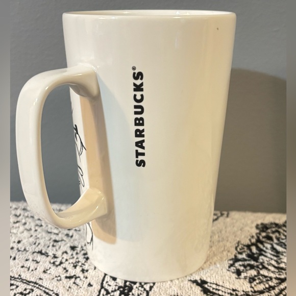 Starbucks 2015 Doodle Dogs Sketch Tennis Ball Coffee Mug - Picture 3 of 5